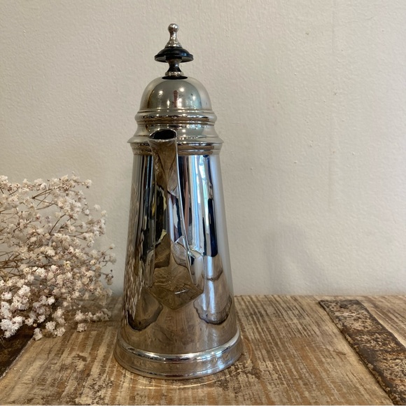 Silver Plate Café au Lait Pot / Teapot Holland Kirk International - Picture 4 of 15